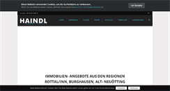Desktop Screenshot of immobilien-haindl.com